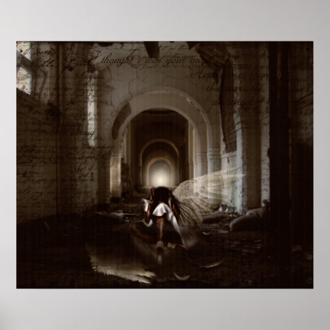 Jag trodde jag var din ängel. poster (Framsidan)