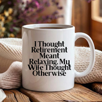 Jag trodde pensionering : Roligt gift par Kaffemugg