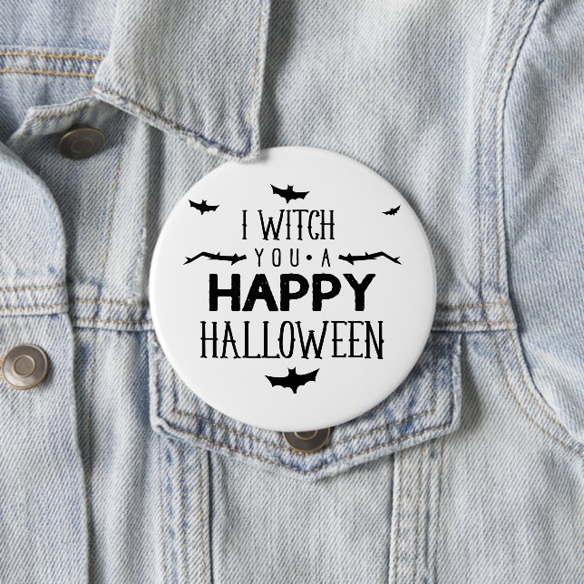 Jag trollar dig en glad Halloween Knapp (In Situ)
