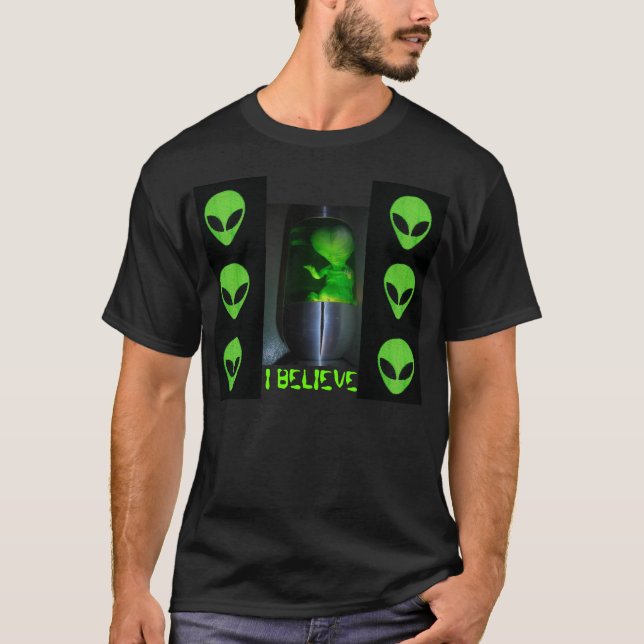 JAG TROR, ALIEN BABY TEE SHIRT (Framsida)