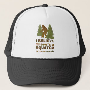 Jag tror att det finns en SQUATCH i skogen Keps