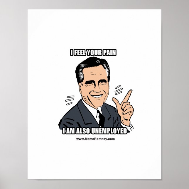 JAG TROR ATT DIN SMÄRTA OCKSÅ ÄR ARBETSLÖS POSTER (Framsidan)