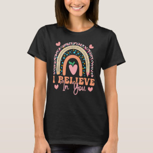 Jag tror att du leopardar dagen för motiv testning t shirt