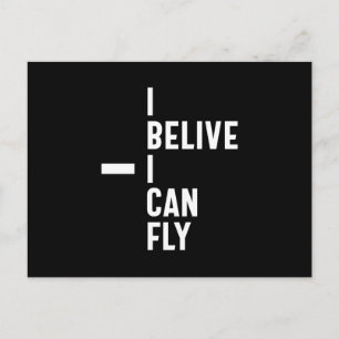 Jag tror att jag kan flyga inspirationerande föret vykort