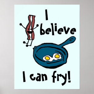 Jag tror att jag kan Poster Fry Bacon