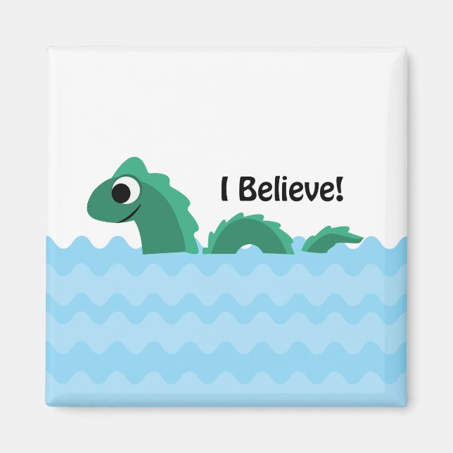 Jag tror att jag sätter Sjö Champosite Monster på  Magnet (Framsidan)