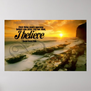 Jag tror att motiv Poster