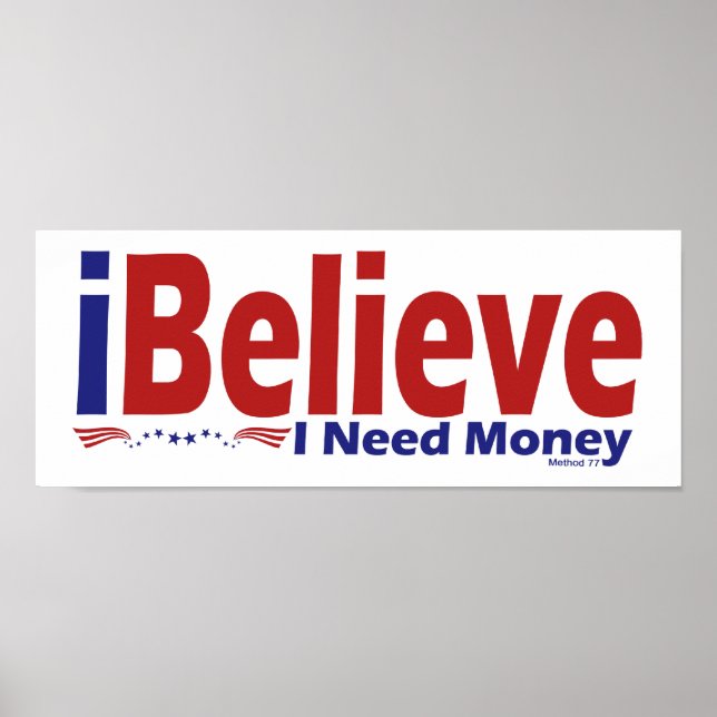 Jag tror att Poster (Framsidan)