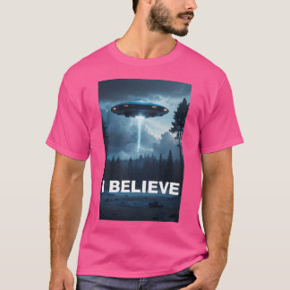 Jag tror att Ufo Poster T Shirt