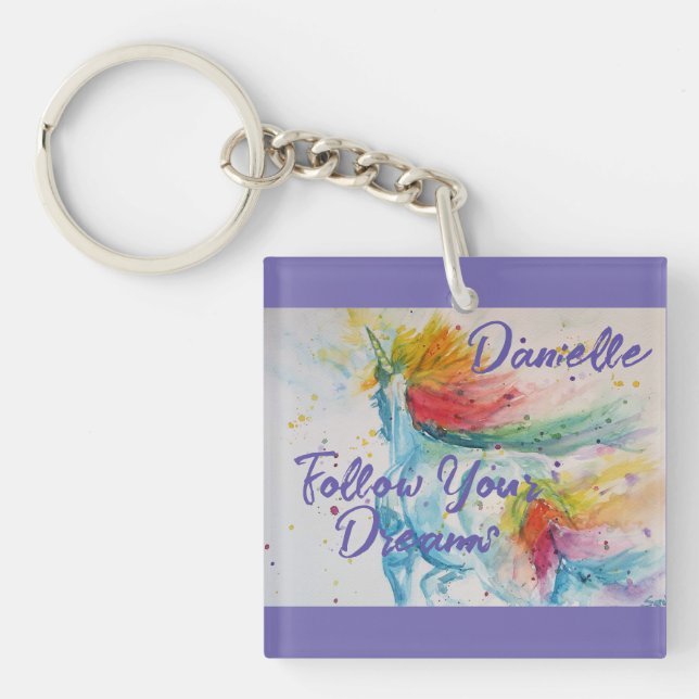 Jag tror att Unicorns Regnbow följer dina drömmar (Framsidan)