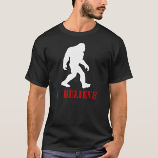Jag tror - Bigfoot Sasquatch den Retro T-tröja Tröja