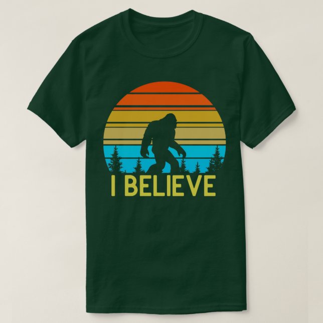 Jag tror BigfootTShirt T Shirt (Design framsida)