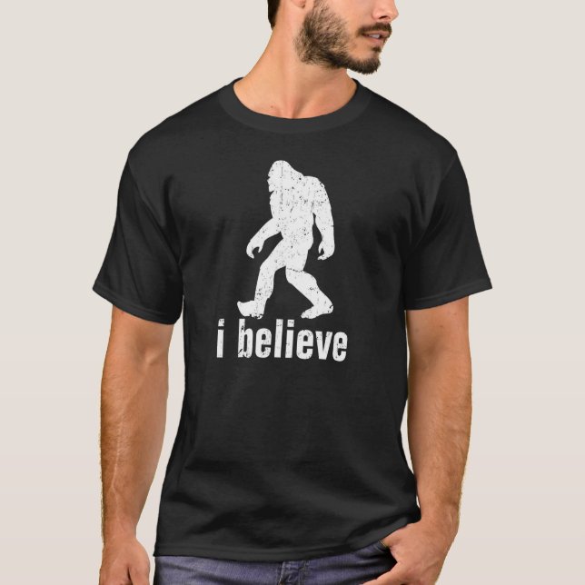 Jag tror där är en SQUATCH-Tshirt T-shirt (Framsida)