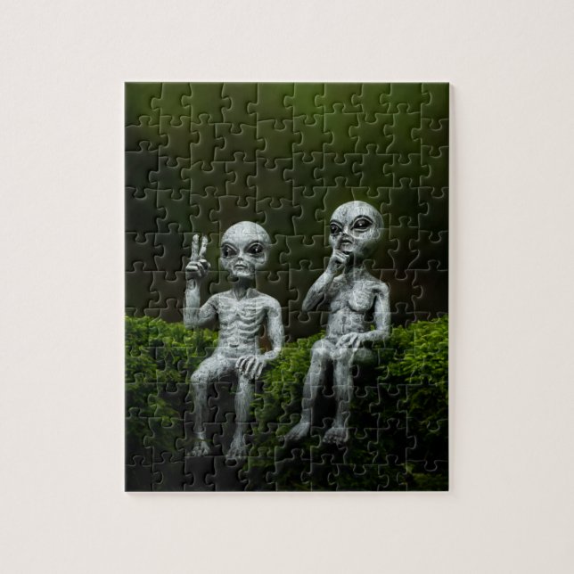 JAG TROR DET! Alien Puzzle Pussel (Vertikal)