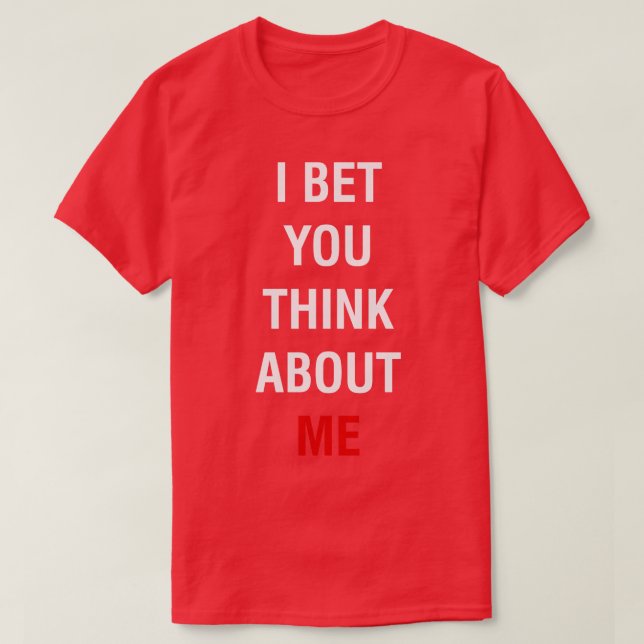 Jag tror dig Tänka om mig TShirt 1 T Shirt (Design framsida)