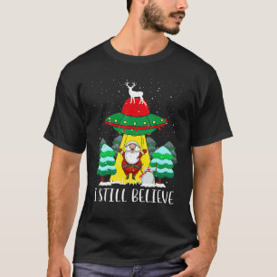 Jag tror fortfarande att Jultomten UFO är För mana T Shirt