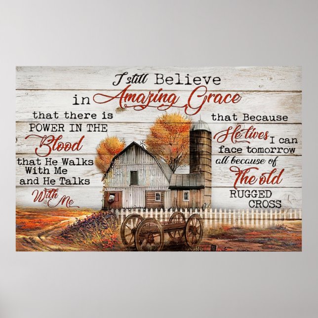 Jag tror fortfarande på Fantastisk Grace Poster (Framsidan)