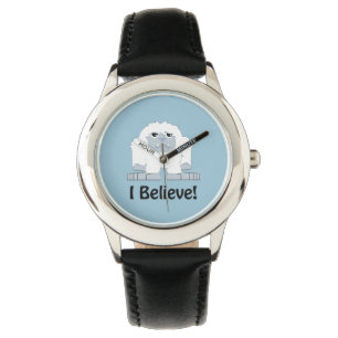Jag tror! Gullig Yeti Armbandsur