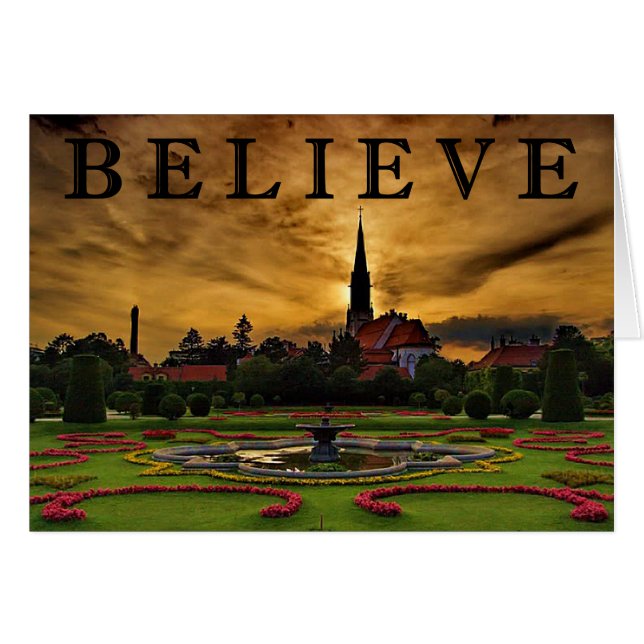 Jag tror hälsningskort (Framsidan Horizontal)