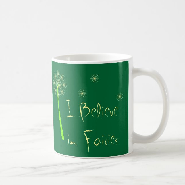 Jag tror i älvormugg kaffemugg (Höger)