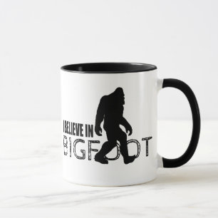 Jag tror i Bigfoot roliga Sasquatch Mugg