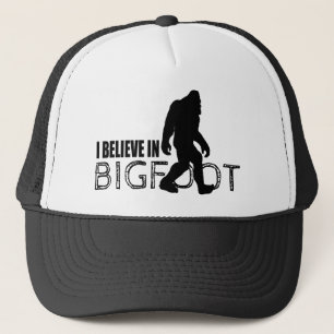 Jag tror i Bigfoot roliga Sasquatch Truckerkeps