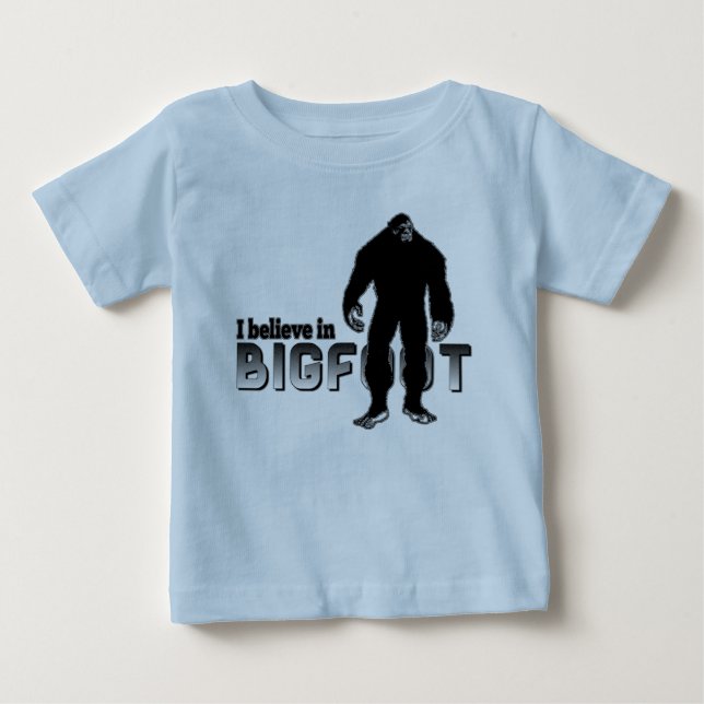Jag tror i BIGFOOT T-shirt (Framsida)