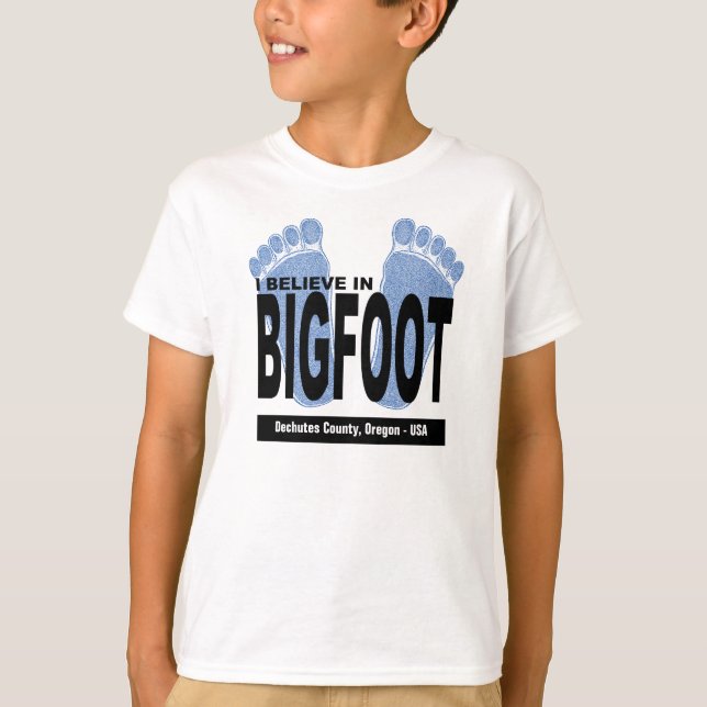 Jag tror i Bigfoot Tee (Framsida)