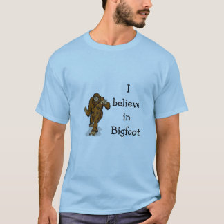 Jag tror i den bigfoot t-skjortan t shirt