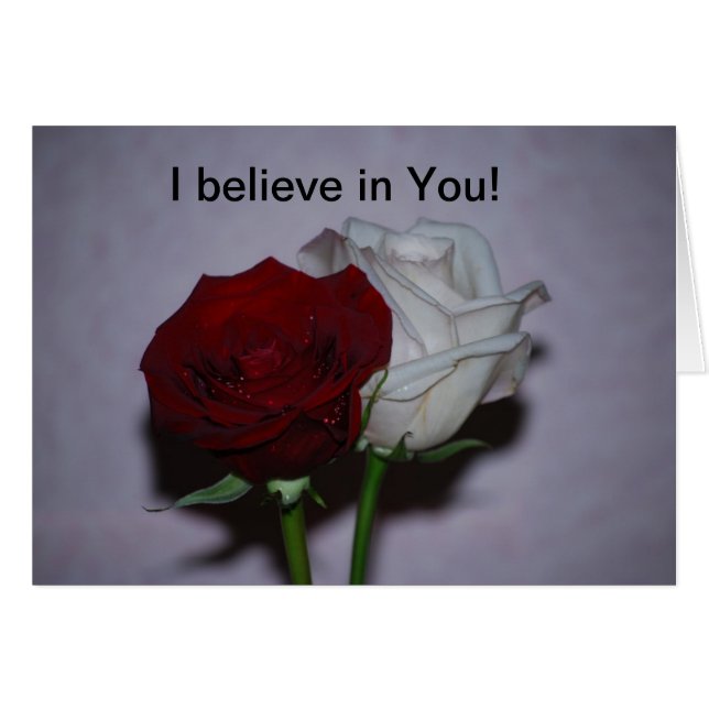 Jag tror i dig hälsningskort (Framsidan Horizontal)