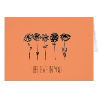 Jag tror i dig hälsningskort