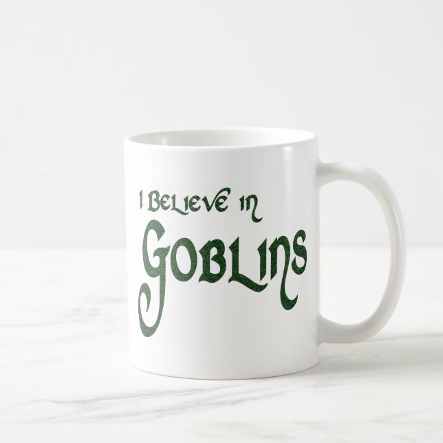 Jag tror i elakt troll kaffemugg (Höger)