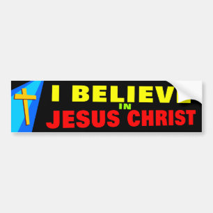 Jag tror i Jesus Bildekal