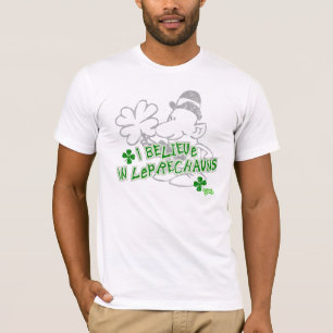 Jag tror i leprechauns t-shirt