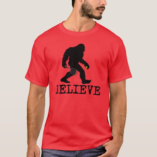 Jag tror i Sasquatch Tee (Framsida)