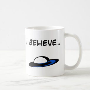 Jag tror i UFO Kaffemugg