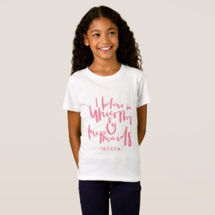 JAG TROR I UNICORNER OCH SJÖJUNGFRUAR T SHIRT
