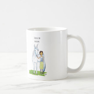 jag tror i unicorns kaffemugg
