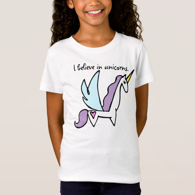 Jag tror i unicorns tröja (Framsida)