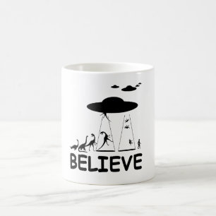 Jag tror i utomjordingar kaffemugg