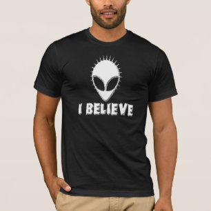 Jag tror i utomjordingar t-shirt