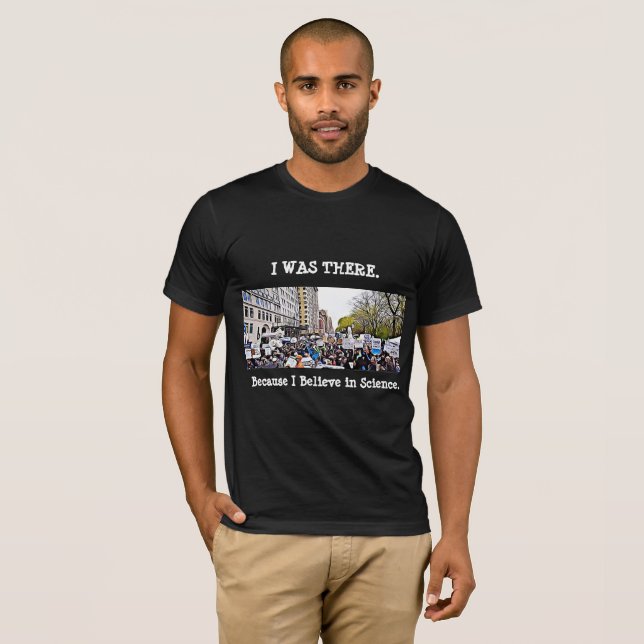Jag tror i vetenskapsskjorta tee (Hel framsida)