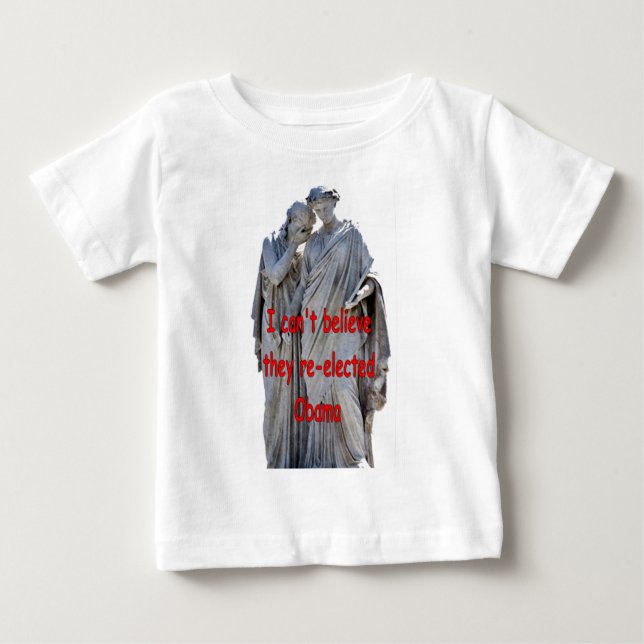 JAG TROR INTE ATT DE HAR VALT OBAMA IGEN T-SHIRT (Framsida)