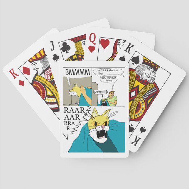 Jag tror inte att hon gillar det  casinokort (Baksidan)