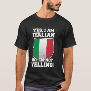 JAG TROR INTE ATT JAG ÄR ITALIAN T SHIRT