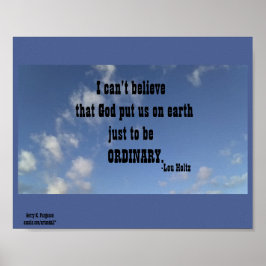 JAG TROR INTE LOU HOLTZ POSTER