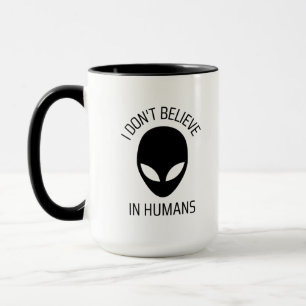 Jag tror inte på Humankaffe Mugg