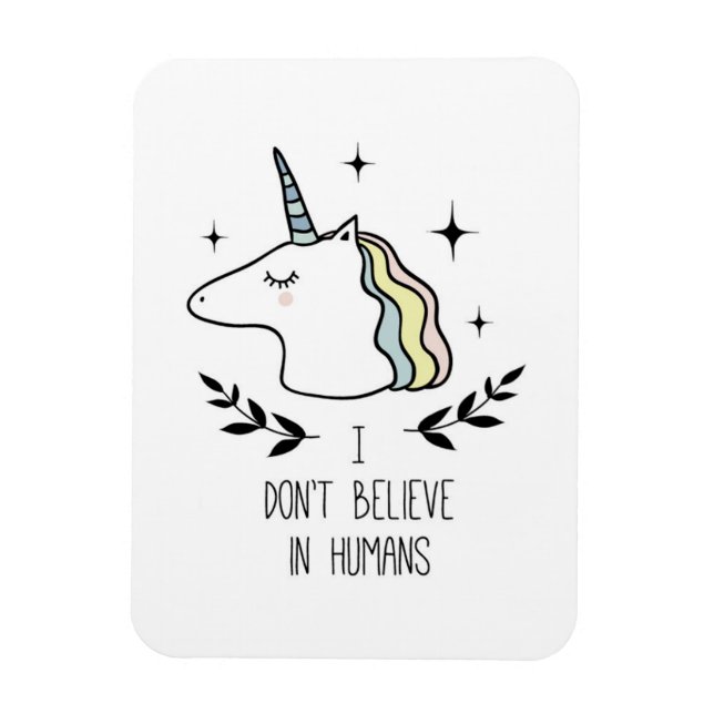 Jag tror inte på människor magnet (Vertikal)