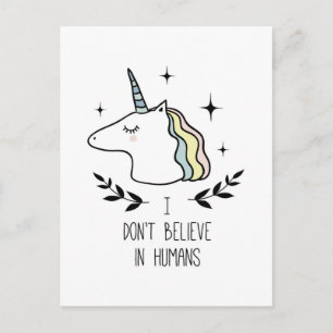 Jag tror inte på människor vykort