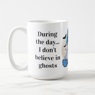 Jag tror inte på spöken | Söt Halloween-mugg Kaffemugg